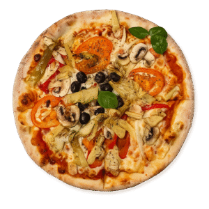Pizza met groenten (vegetarisch) (Groot)