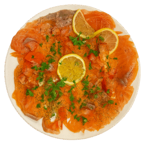 Carpaccio van zalm