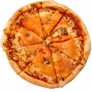 Pizza Duo Scampi & Zalm (klein)