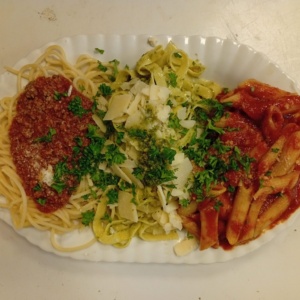 Trio van pasta